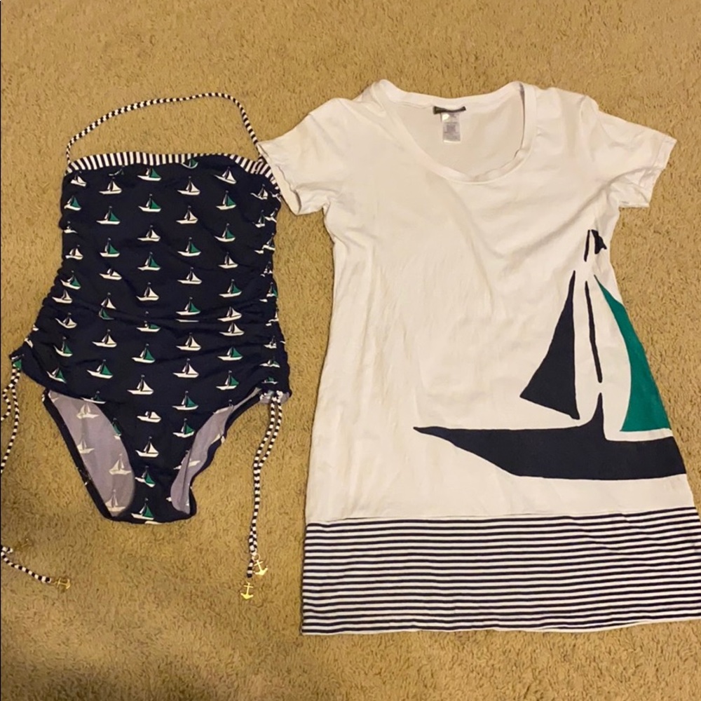 Tommy Bahama sailboat swim set